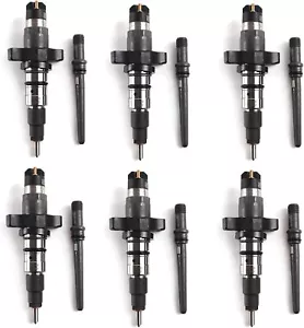 6PCS 0445120255 Common Rail Diesel Fuel Injector 3947550 / 949619 / 4940589 - Foto 1 di 1