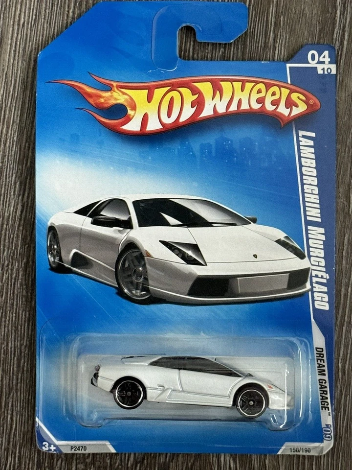 Hot Wheels 2009 HW Dream Garage 4/10 150 Lamborghini Murciélago WHITE PR5 - Image 1 of 1