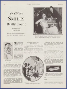Vintage 1927 PEPSODENT Tooth Paste Dental Hygiene Bathroom Decor 1920's Print Ad - Picture 1 of 1