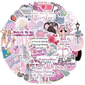 50 Taylor Swift Stickers Bands Guitar Amp Music Decal Stickerbomb Skateboard NEW - Picture 1 of 9