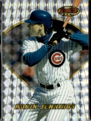 1996 BOWMAN'S BEST ATOMIC REFRACTOR PARALLEL ROOKIE #175 ROBIN JENNINGS CUB MINT - Image 1 of 2
