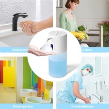 Distributore automatico di sapone con sensore di movimento a infrarossi, touchless, a batteria