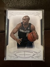 2013-14 Panini National Treasures Gerald Henderson #77 SP #d 33/99 Bobcats