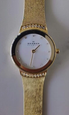 Skagen Rose Gold-Tone Women’s Quartz Watch – In Working Condition - Image 1 of 3