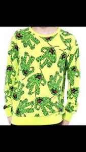 Rare Iron Fist Wake Bake Skate Terry Pull Neon Yellow New Size Large Sealed. - Picture 1 of 3