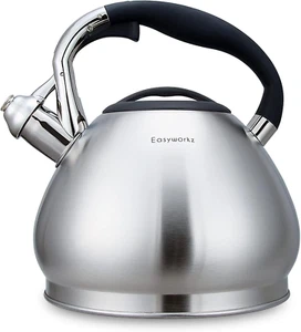 Whistling Stovetop Tea Kettle Food Grade Stainless Steel Hot Water Tea Pot wi... - Picture 1 of 1