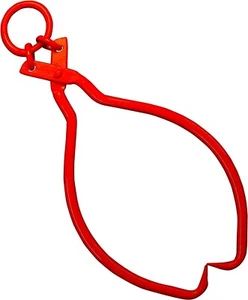Log Skidding Tongs, - 32 inch , 2 Claw Log Lifting Tongs with Ring - Picture 1 of 6