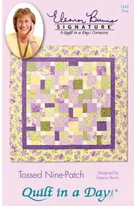 Parche Tossed Nine: Eleanor Burns Signature Quilt Pattern 735272012559 - Imagen 1 de 1