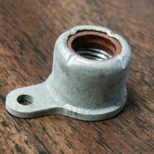 Anchor Locking Nuts 12 Stainless Steel #3/8-24 x 1/2" Single Lug Fixed Plate Nut - Picture 1 of 6