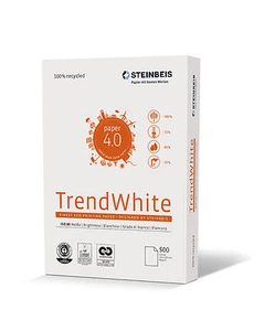 Steinbeis Trend White 80g/m² DIN-A3 500 Blatt 80 Weiße 100 % Altpapier Papier