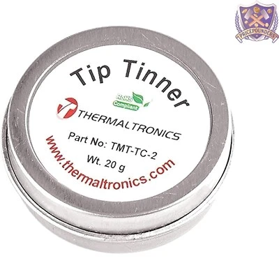 Efficient Metal Tip Tinner 20g - Reduce Oxidization and Clean Soldering Tips - Image 1 of 2