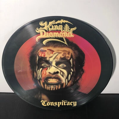 KING DIAMOND CONSPIRACY PICTURE VINYL ALBUM LP 1989 RR 9439 Roadrunner Records - Image 1 of 4