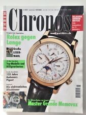 German watch magazin / Magazine allemand montres CHRONOS 5/2000 JAEGER-LECOULTRE