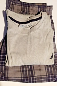 Neue Nautica Herren Nachtwäsche - Hose & LS Top - Größe L - Bild 1 von 8