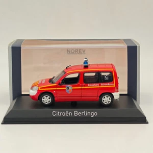 1/43 Norev Citroen Berlingo Pompiers-Secours Medical 2004 Red Diecast Model Car - Picture 1 of 7