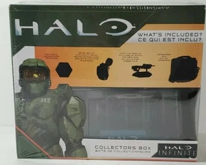 Halo Infinite XBOX Collectors Box Tech Decal-Bottiglia Acqua-Borsa-Mini Replica  - Foto 1 di 9