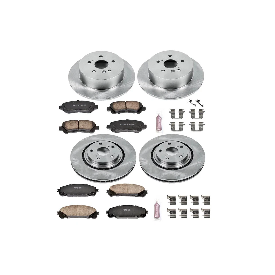 Power Stop KOE4129 1-Click Autospecialty Brake Kit for 08-13 Toyota Highlander - Image 1 of 1
