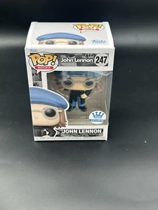 Funko Pop! Rocks John Lennon #247 In Peacoat Funko Shop Exclusive The Beatles - Picture 1 of 5