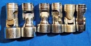 Snap-on 3/8" unidad 6 piezas SAE poco profundo 6 pt juego de enchufes giratorios 3/4" - 7/16" 206AFSA - Imagen 1 de 9