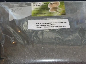 Rock Tumbling Grit Kit # 50-4 for a 50 lb. Tumbler-- 4 Step polishing process - Picture 1 of 4