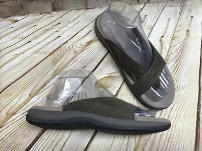 LL BEAN Size 7.5M Brown Taupe Wrap Around Thong Sandals vn# 05330 - Image 1 of 4