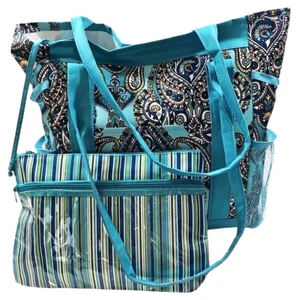 Bolso Steve Elliot's High Tide Collection Playa Azul Floral + Bolso de Cosméticos. - Imagen 1 de 9