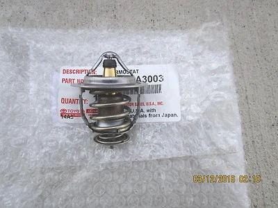 13-14 TOYOTA MATRIX 1.8L 4Cyl 4D VAGÓN MOTOR REFRIGERANTE TERMOSTATO FABRICANTE DE EQUIPOS ORIGINALES NUEVO Foto 1 de 2