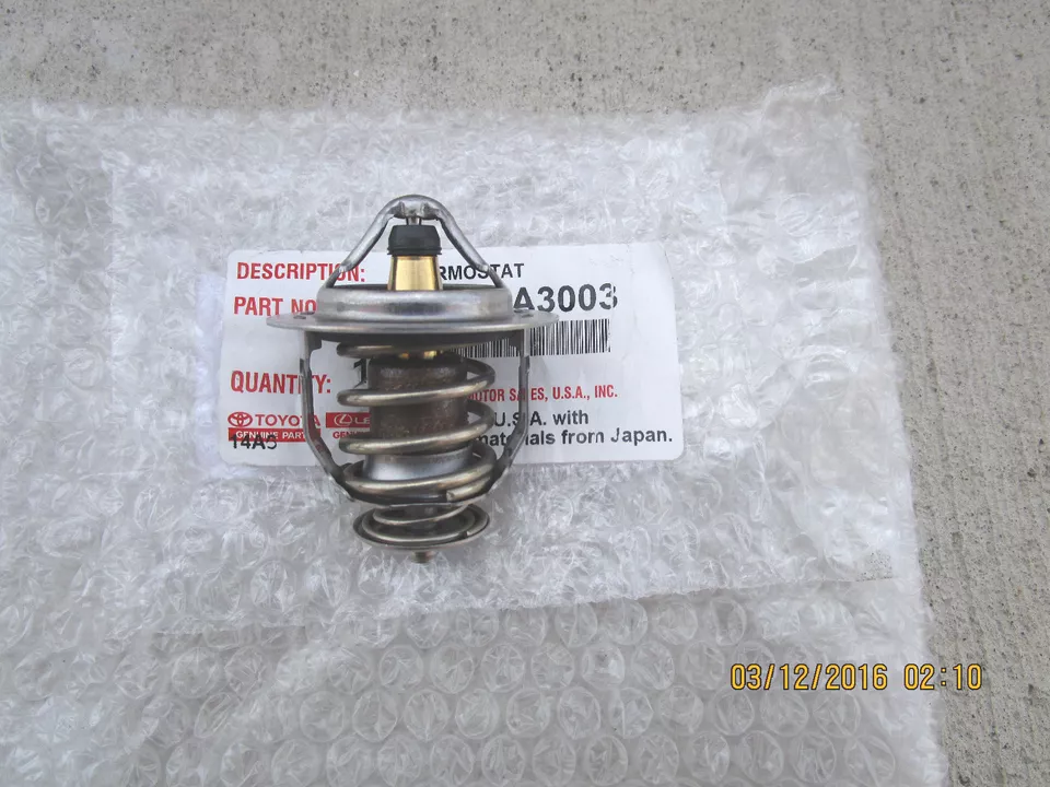 00 - 05 TOYOTA MR2 SPYDER 1.8L 4Cyl MOTOR REFRIGERANTE TERMOSTATO FABRICANTE DE EQUIPOS ORIGINALES NUEVO Foto 1 de 2