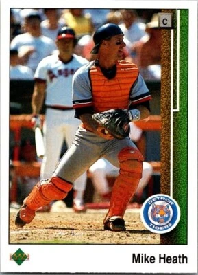 1989 Upper Deck - Mike Heath #654 - Image 1 of 2