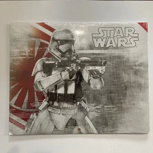 Imperial Stormtrooper Disney Star Wars 16 Month 2016 Calendar New & Sealed! - Picture 1 of 2