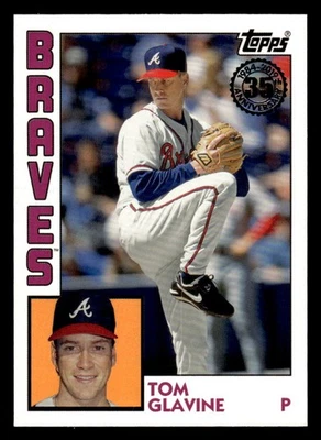 2019 TOPPS TOM GLAVINE T84-62 MINT 1984 35TH ANNIVERSARY BASEBALL ATLANTA BRAVES - Image 1 of 2