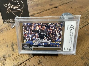 2009 Upper Deck First Edition #96 Ubaldo Jimenez Beckett 10 - Picture 1 of 4
