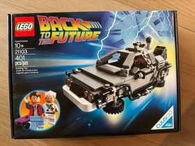 LEGO BACK TO THE FUTURE 21103 Delorean Time Machine New, Sealed Box