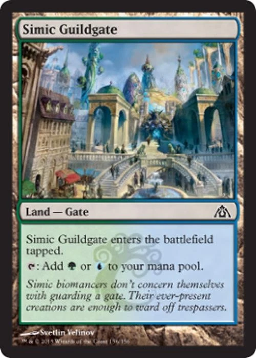 Simic Guildgate -Foil Medium Play MTG Dragon's Maze - Image 1 of 1