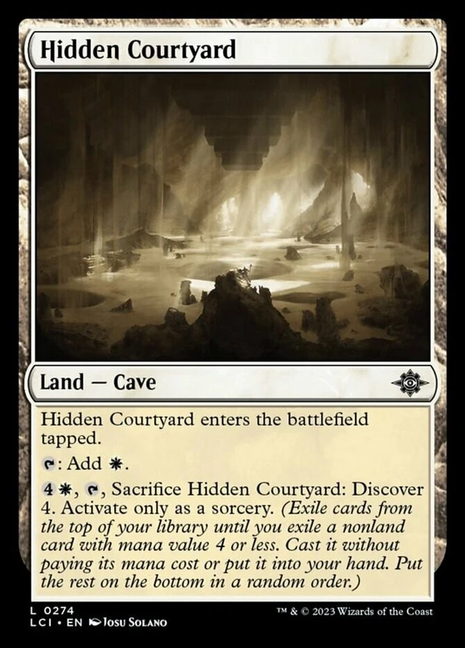 x1 Hidden Courtyard - Lost Caverns of Ixalan - NM - MTG - Image 1 of 1