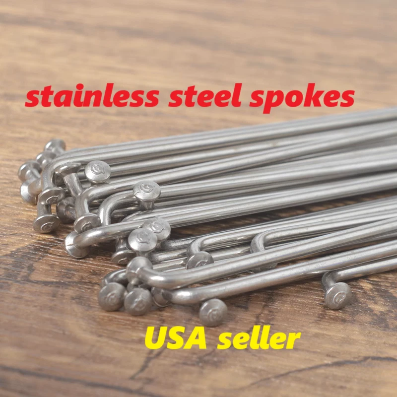 Apar Ebikes 14g X 262mm Stainless Steel Spokes With Nipples X 36 Silver