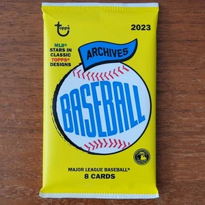 Paquete bláster minorista 2023 Topps Archives Baseball - (1) paquete de béisbol MLB de 8 tarjetas  - Imagen 1 de 6