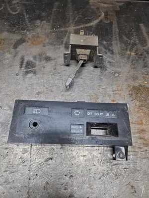 1981-1987 Dodge Ramcharger RAM D150 D250 W150 Headlamp Wiper Switch Delay Bezel - Image 1 of 4