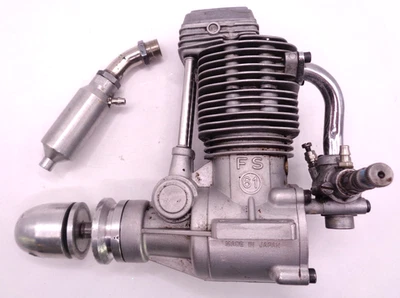 O.S FS -61 4 STROKE NITRO ENGINE GOOD CLEAN CONDITION WITH GLOW PLUG - Image 1 of 4