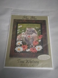Flo Flo Toni Whitney Design Cat & Flowers Pieced Quilt Pattern PATTERN ONLY 2011 - Picture 1 of 5