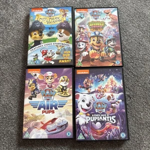 Paw Patrol 4 DVD Bundle - Dino Rescue, Air Pups, Pups Save Puplantis Pirate Trea - Bild 1 von 5