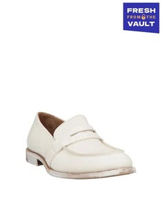 RRP €335 MOMA Leather Loafer Shoes US6 UK3 EU36 Ivory HANDMADE in Italy - Picture 1 of 10