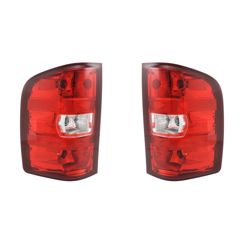 For Chevy Silverado 1500 Tail Light 2007-2013 Driver and Passenger Pair CAPA - Изображение 1 из 4