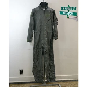 Vintage Equa Industries Coverall Flyers CWU 27/P Outerwear Mens Size 38 Reg - Picture 1 of 10