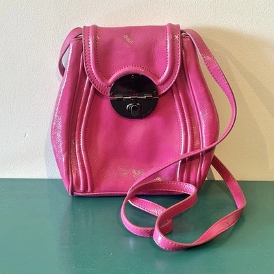 Bolso de mano bandolera Mimco charol rosa Foto 1 de 4