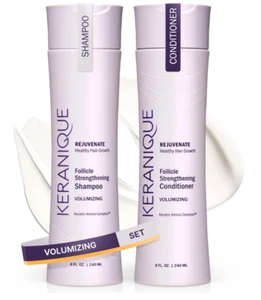 Juego de champú y acondicionador voluminizador Keranique para reparación y crecimiento del cabello... - Imagen 1 de 5