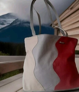 Echtleder Schultertasche Damen Handtasche handgefertigt, "MHHM"Orig.Einzelstück - Bild 1 von 8