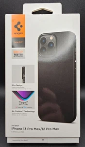 🔥 Spigen Thin Fit Case for iPhone 13 Pro Max / iPhone 12 Pro Max – Black 🔥 - Zdjęcie 1 z 1