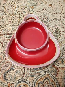LTD Commodities Red Soup And Cracker bowl, dip or nuts. - Picture 1 of 8
