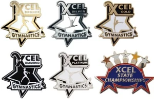 NEU! Xcel Gymnastik-Pins - Levels und Zustand von Snowflake Designs - Bild 1 von 15